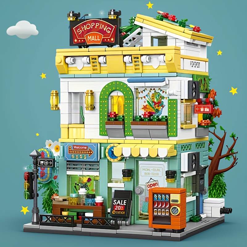 Model Kit Ikaruga - Town Life Streetscape Süpermarket Otel Yapı