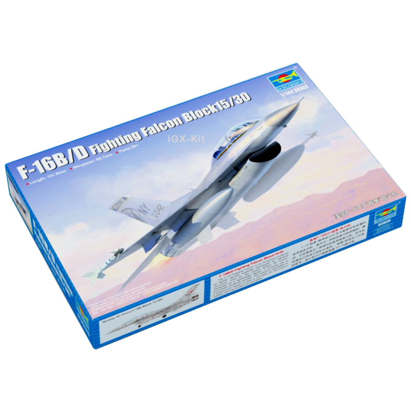 Model Kit F16 - Trompetçi 03920 1/144 ABD F16 F-16B/D
