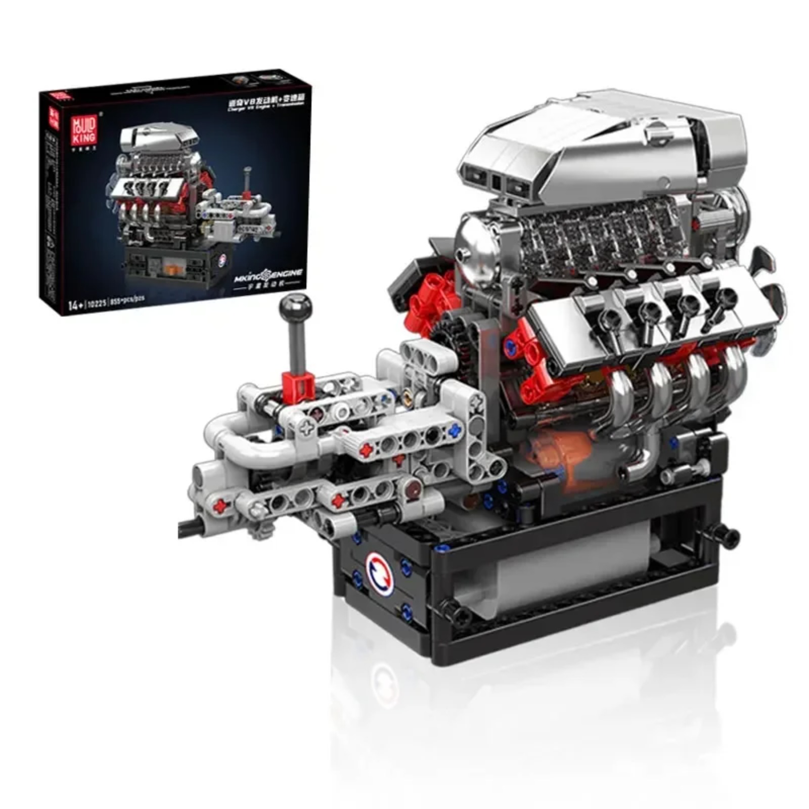Model Kit Engine V8 - Mold King 10225 V8 Motor Modeli