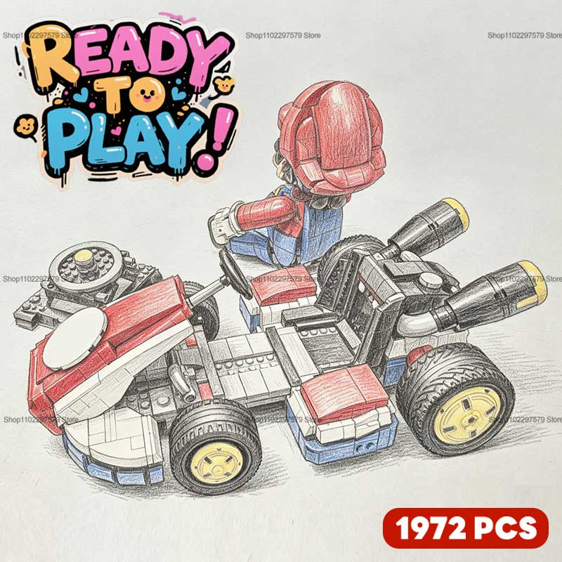 Model Kit Centaur - 2026 Yeni Yarış Arabası Yapım Blokları