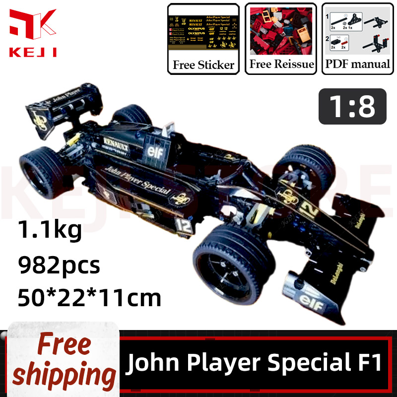 Model Kit Formula 1 - KEJI MOC-70614 John oyuncu özel F1