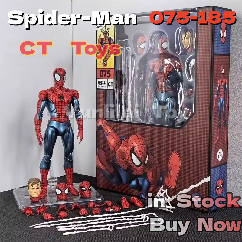 Model Kit Spiderman - CT Toys Mafex 075 Örümcek Adam