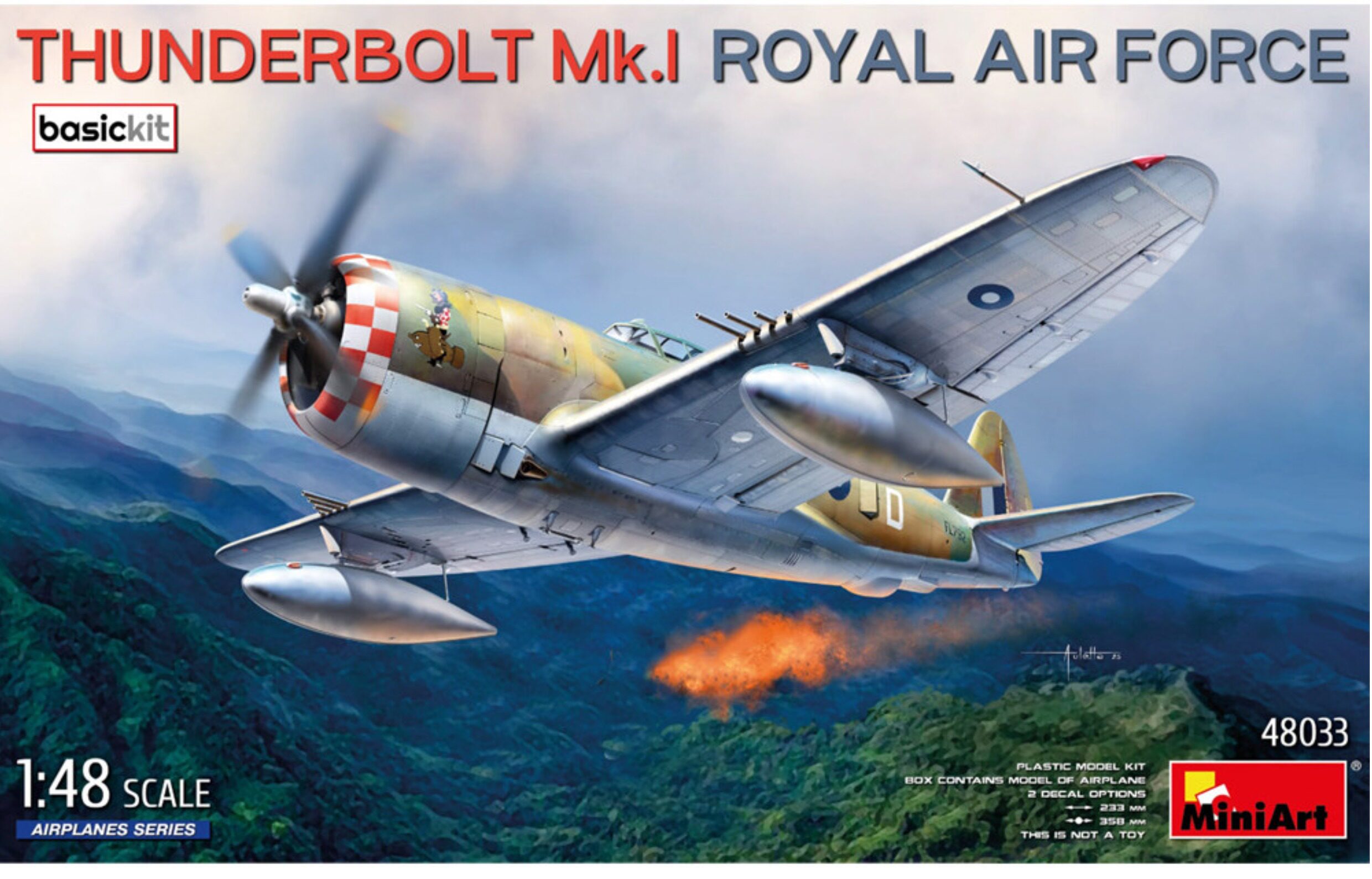 Model Kit Hobby - MiniArt 48033 1/48 RAF Thunderbolt Mk.I
