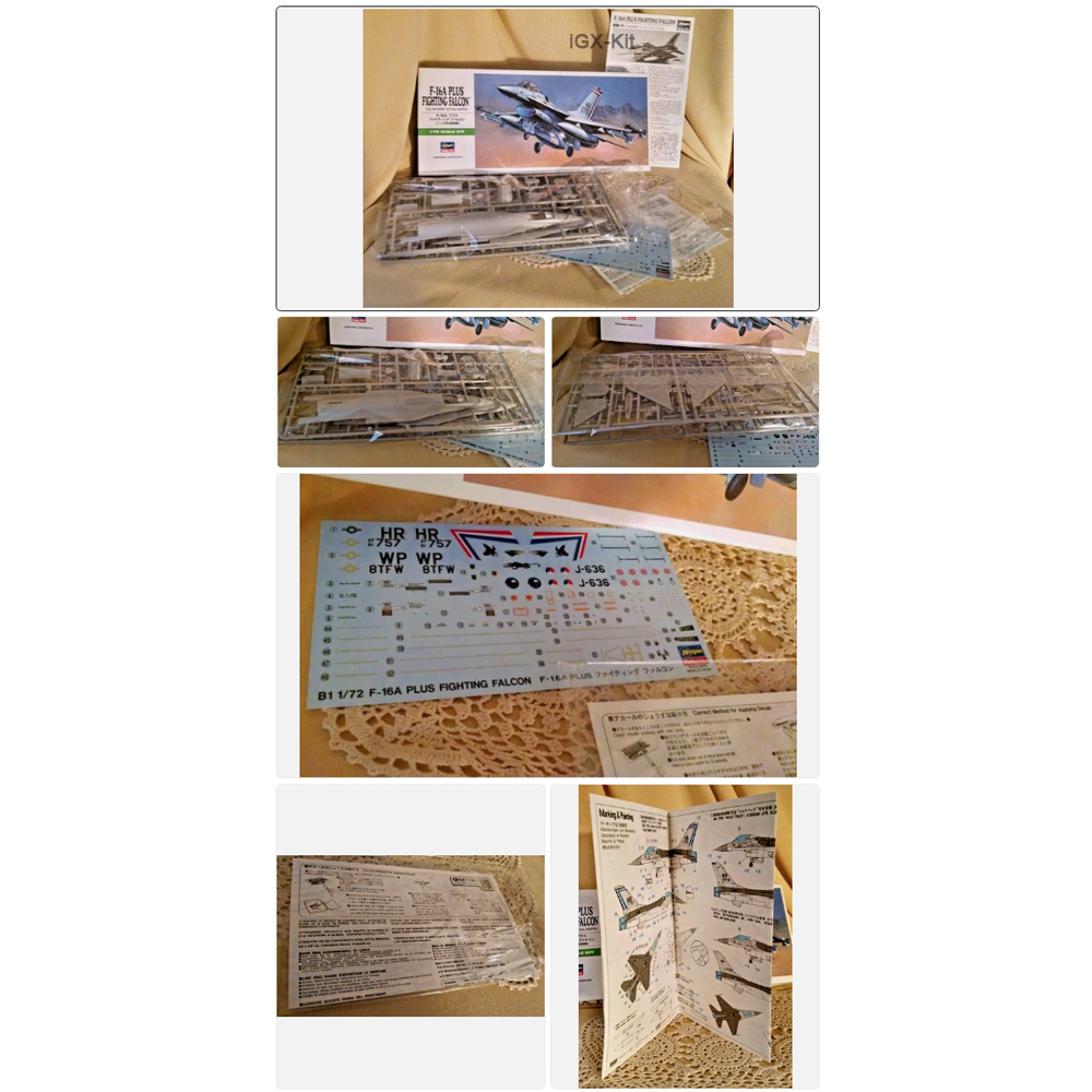 Model Kit F16 - Hasegawa 00231 1/72 Ölçekli ABD F16