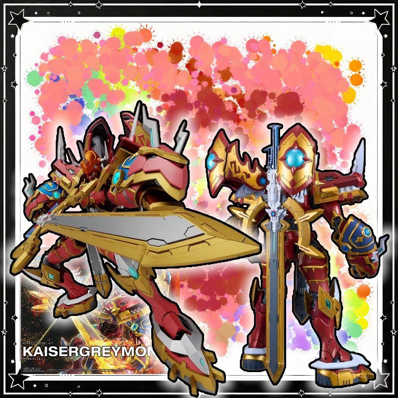 Model Kit Kaisergreymon - 【Stokta】Bandai Figure-rise Standard-Amplified KaiserGreymon Digimon Frontier