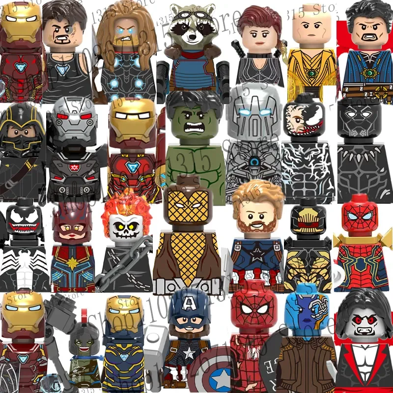 Model Kit Venom - Marvel Avengers Süper Kahraman Yapı Taşları