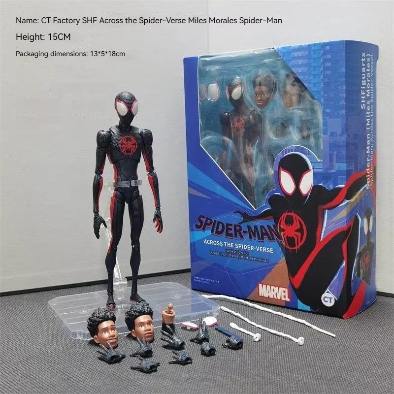 Model Kit Spiderman - Shf Anime Örümcek Adam Figuarts Miles