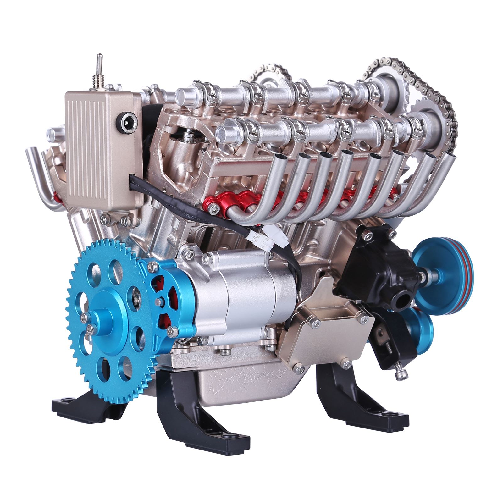 Model Kit Engine V8 - 500 + Adet DIY V8 Motor