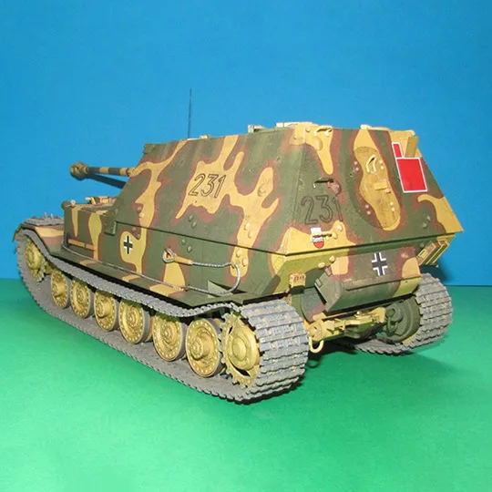 Model Kit Destroyer - 1:25 Ölçekli Ferdinant Jagdpanzer Elefant Tankı