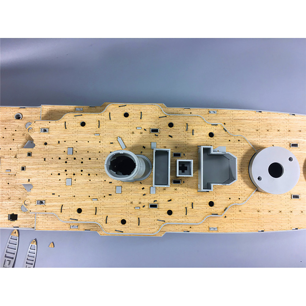 Model Kit Uss Arizona - Trumetçi için ahşap Deck kiti 03701