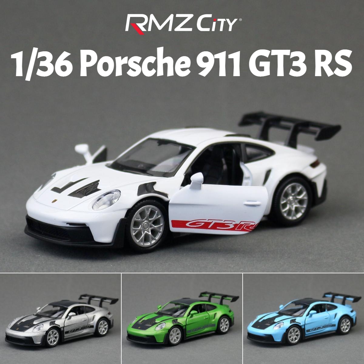 Model Kit Porsche 911 - 1/36 Porsche 911 GT3 RS Oyuncak