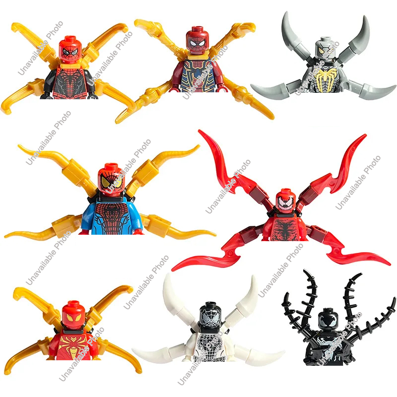 Model Kit Spiderman - Hot Toys 8 parçalı Marvel süper