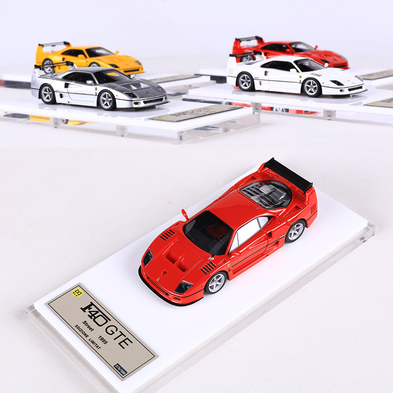 Model Kit Formula 1 - DMH F40 reçine Model araba 1:64