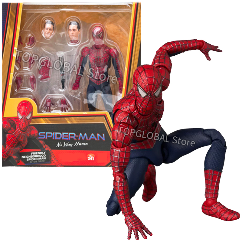 Model Kit Spiderman - Yeni Mafex 241 Tobey Maguire Örümcek