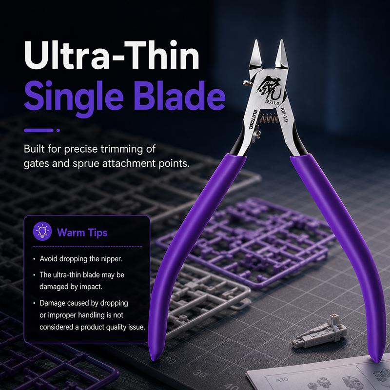Model Kit Nippers - Model Nippers Ultra İnce Tek Kenarlı