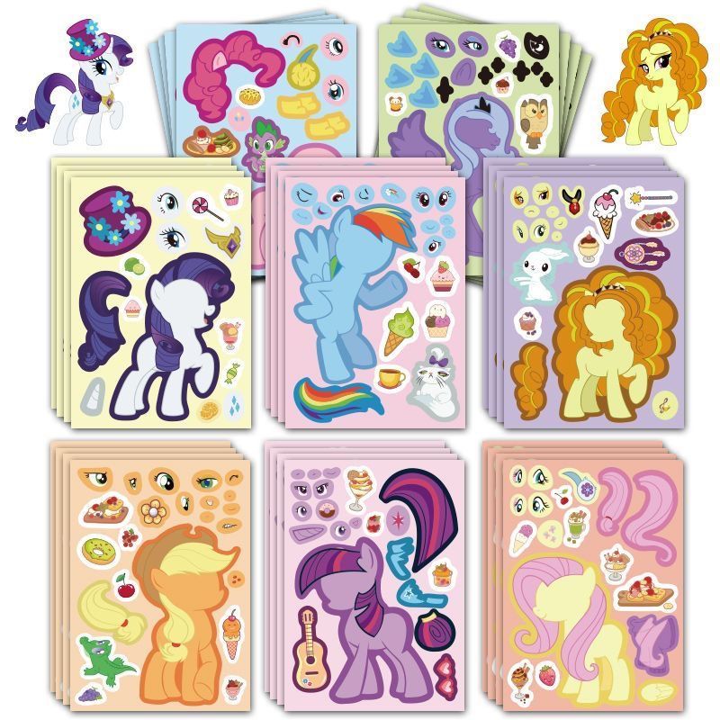 Model Kit Hobby - Karikatür My Little Pony Tarzı DIY