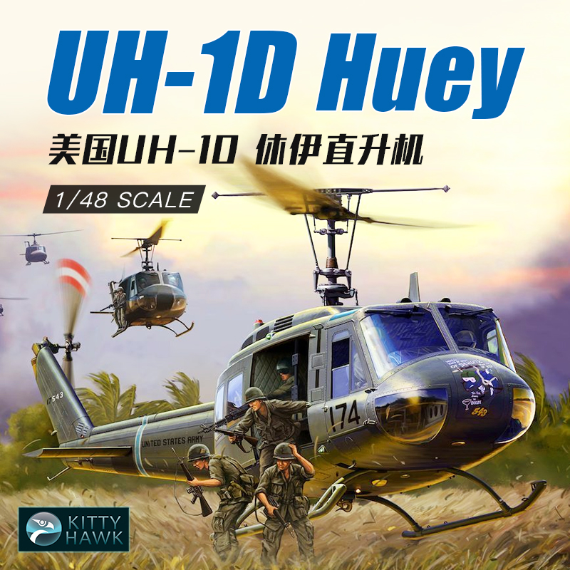 Model Kit Hobby - Kitty Hawk Montajlı Uçak Model Seti