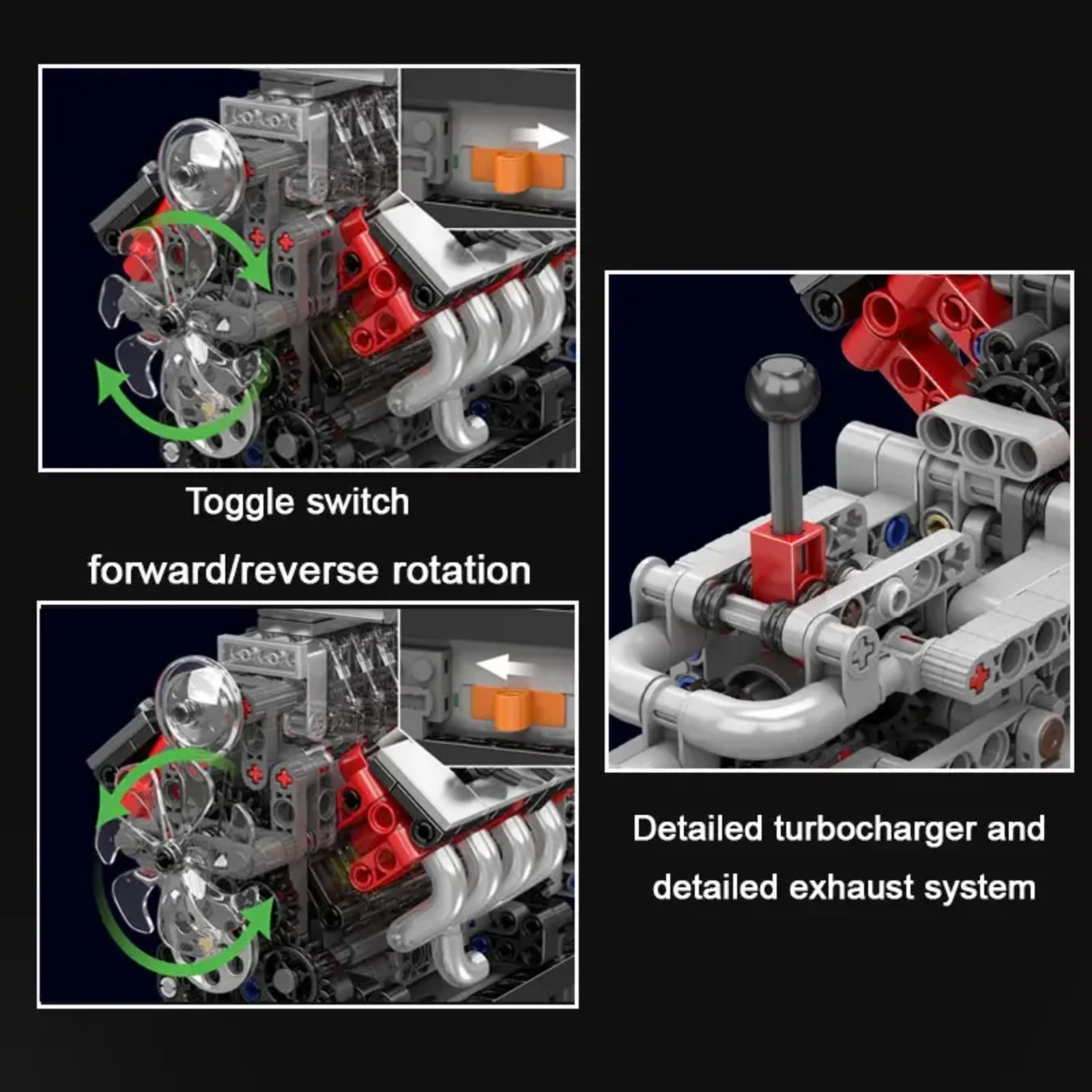 Mold King 10225 V8 Motor Model - Model Kit Engine V8 incelemesi ve fiyatı