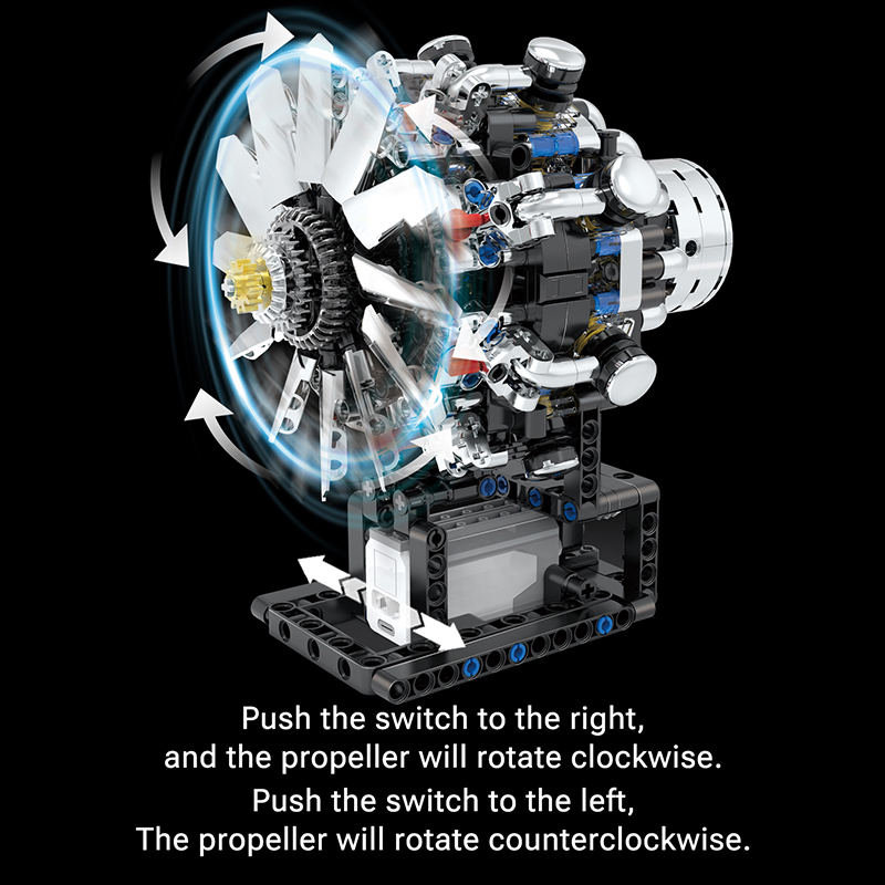 Uçak V8 Motorlu Simülasyon Tuğ - Model Kit Engine V8 incelemesi ve fiyatı