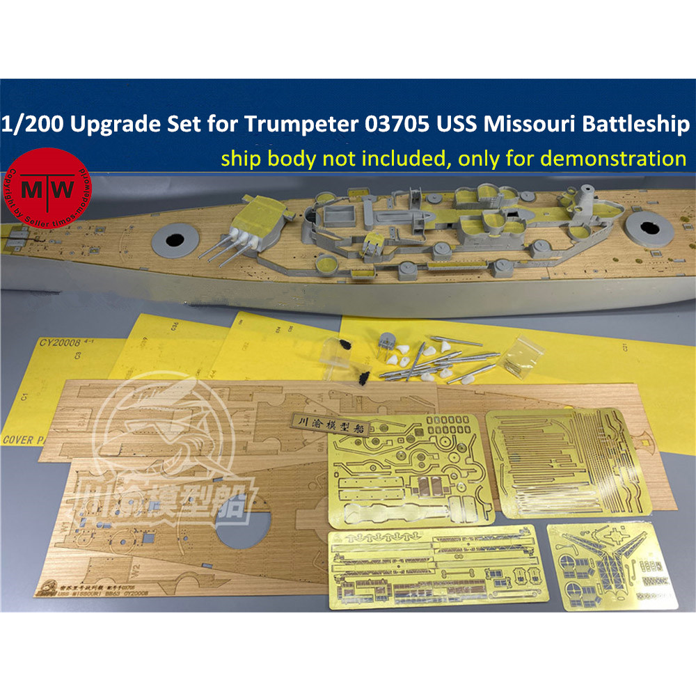 1/200 ölçekli yükseltme seti t - Model Kit Uss Missouri incelemesi ve fiyatı