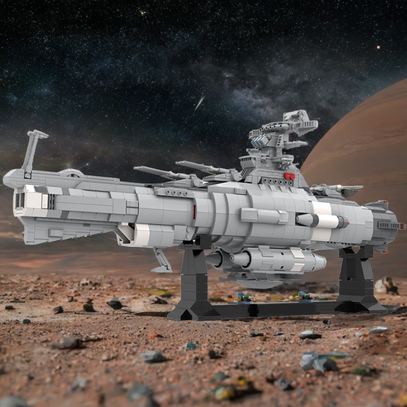 1347 parça MOC Uzay Savaş Gemi - Model Kit Yamato Space incelemesi ve fiyatı