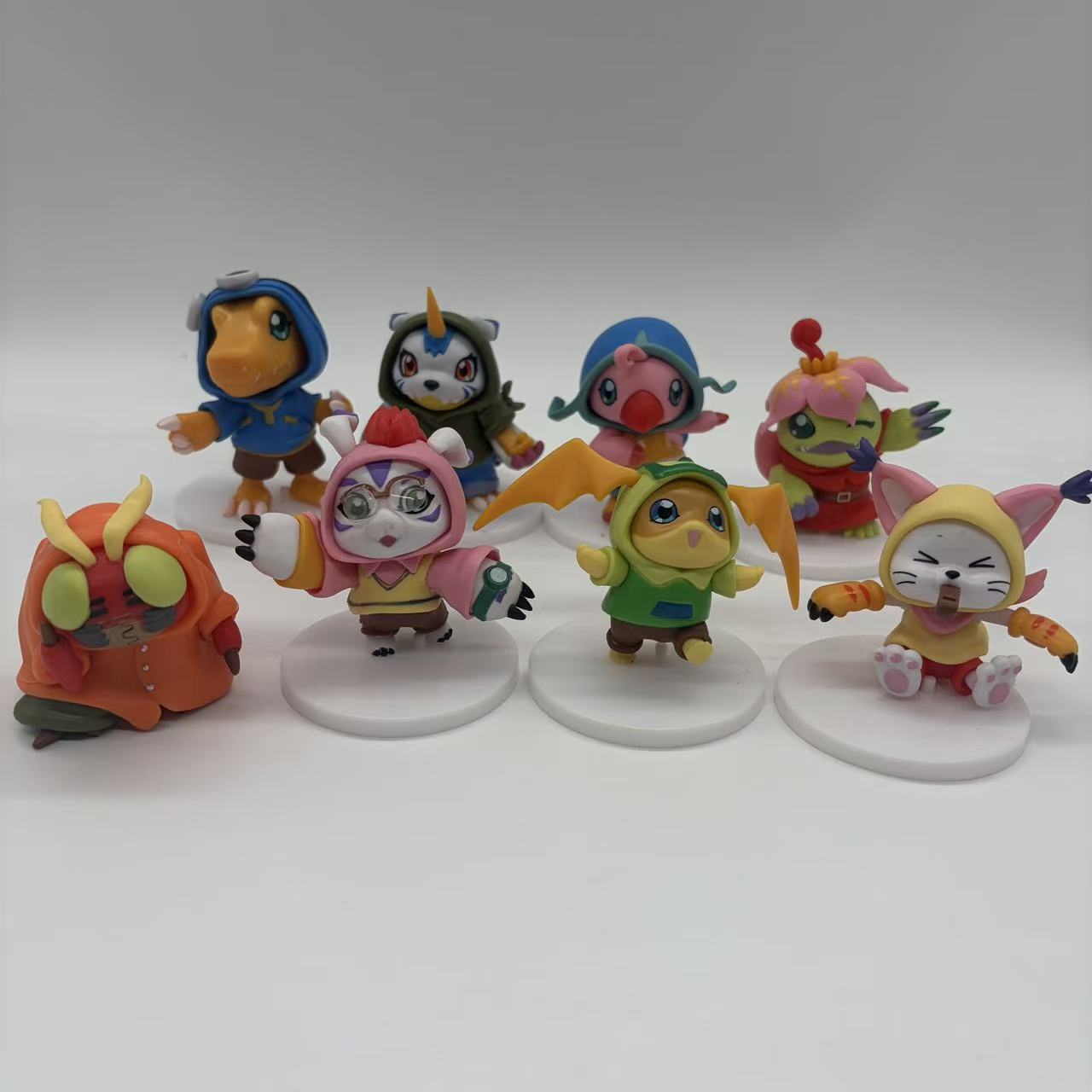 Yüksek kalite 8 adet/takım Ani - Model Kit Digimon incelemesi ve fiyatı