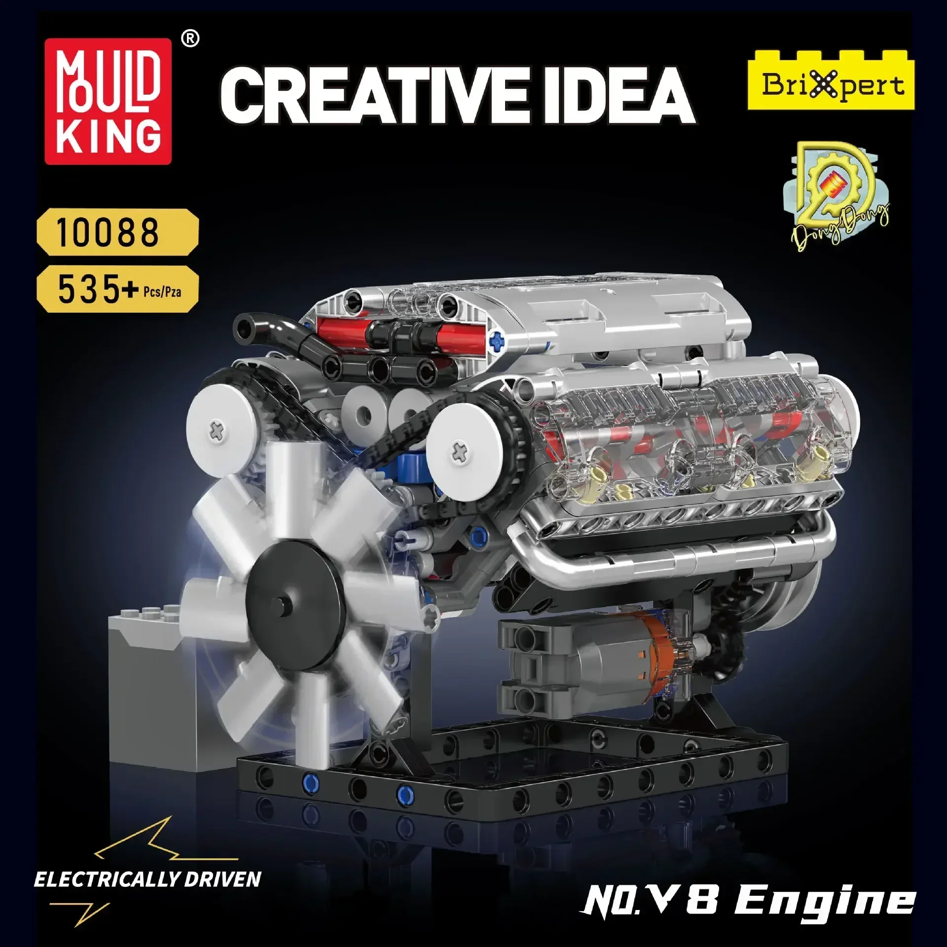 Mold King V8 Motor Yapı Taşlar - Model Kit Engine V8 incelemesi ve fiyatı