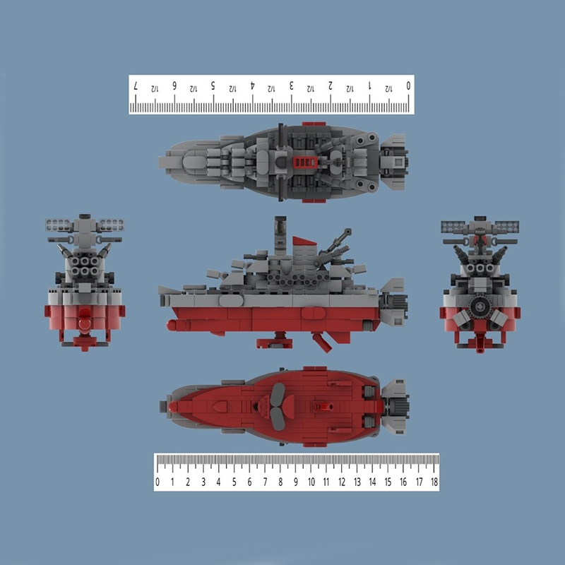 312 parça MOC Uzay Savaş Gemis - Model Kit Yamato Space incelemesi ve fiyatı