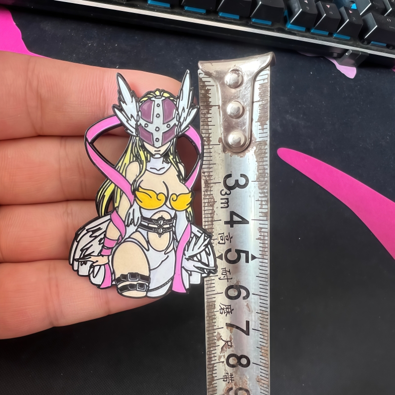 Digimon Angewomon metal rozet  - Model Kit Digimon incelemesi ve fiyatı