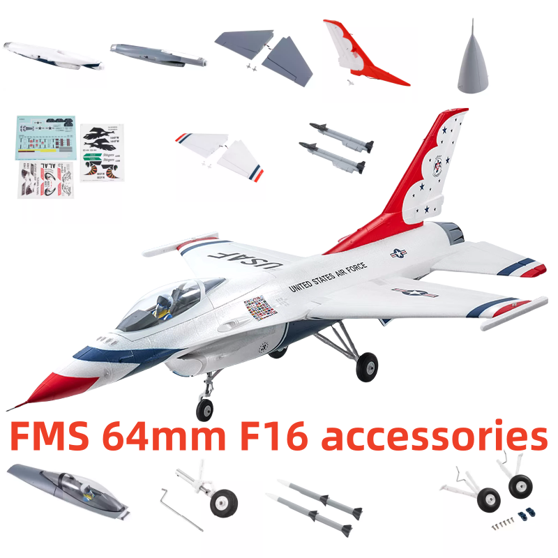 Fms 64mm yeni F16/Thunderbird  - Model Kit F16 incelemesi ve fiyatı