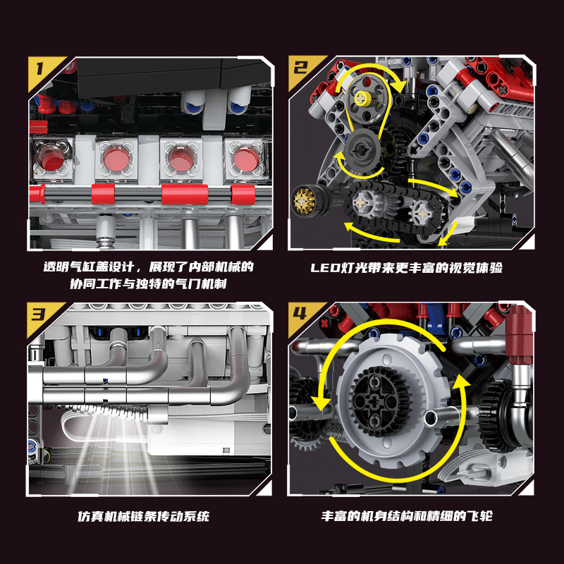K96207 F40LM Model 700 Parça Y - Model Kit Engine V8 incelemesi ve fiyatı